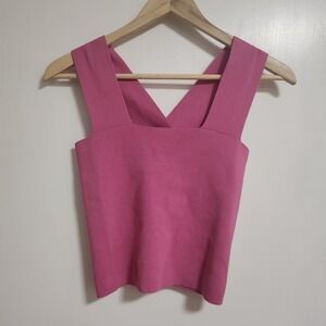 House Of Harlow 1960 Ribbed Cropped Tank